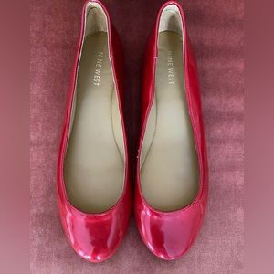 Adorable patent ballet flats